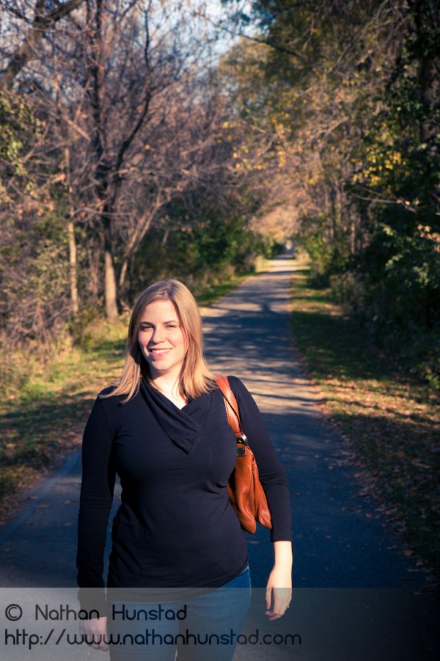 Julia Miller strikes a pose